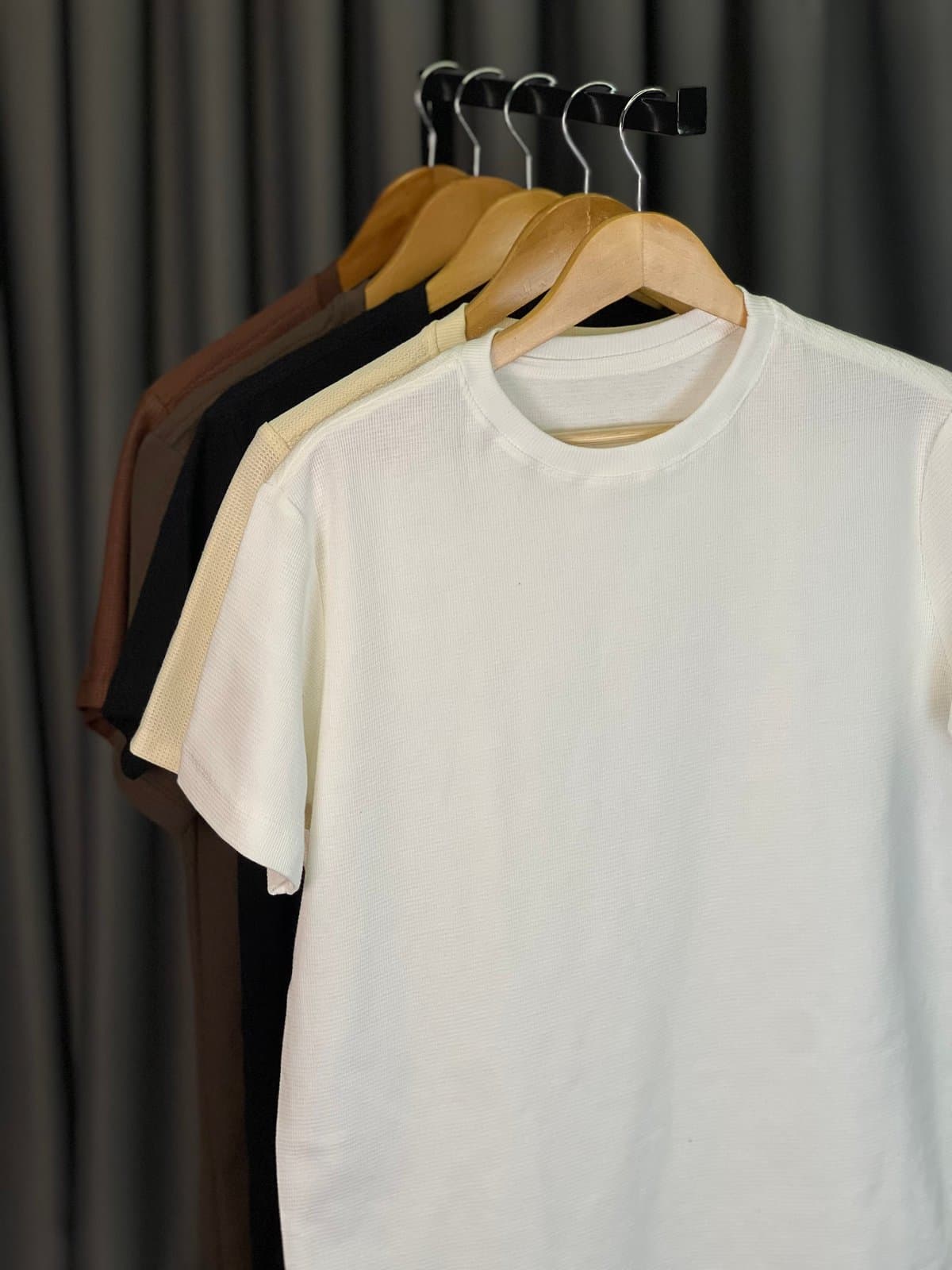 T-shirt Tricôt Texturizada