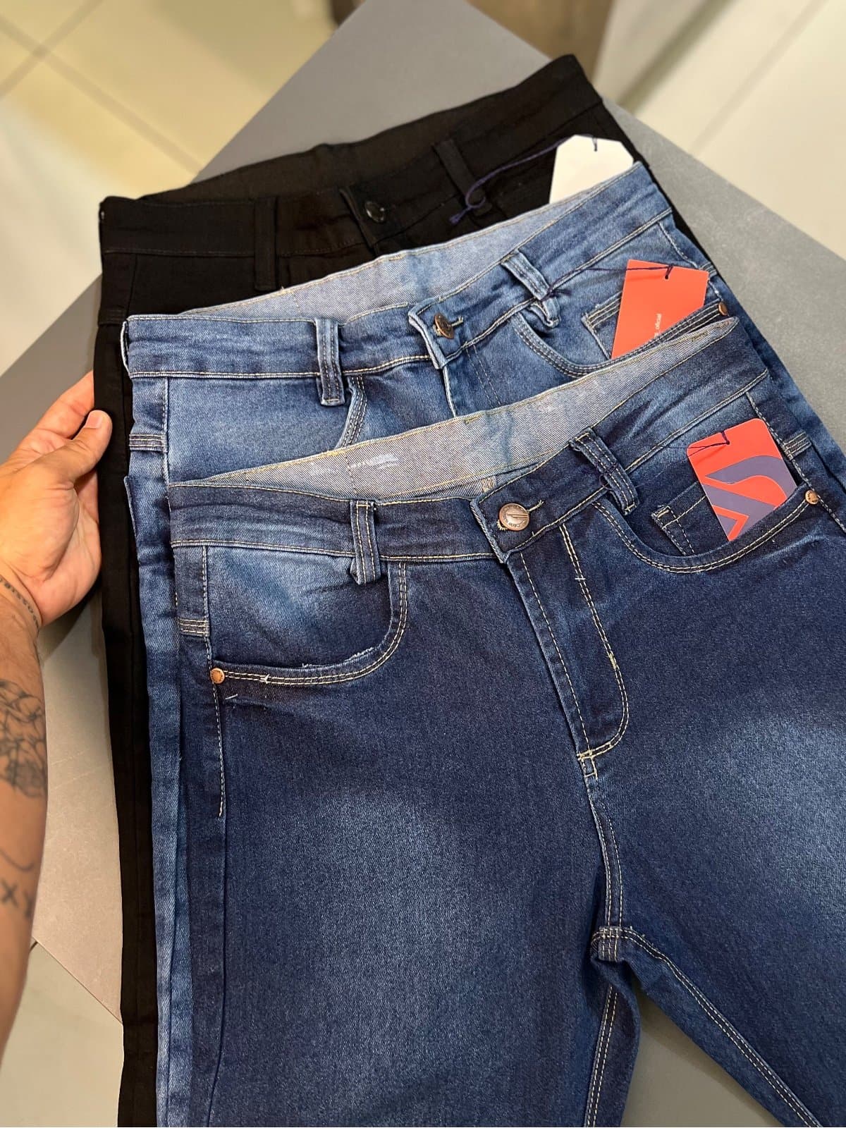 Calça Jeans Slim
