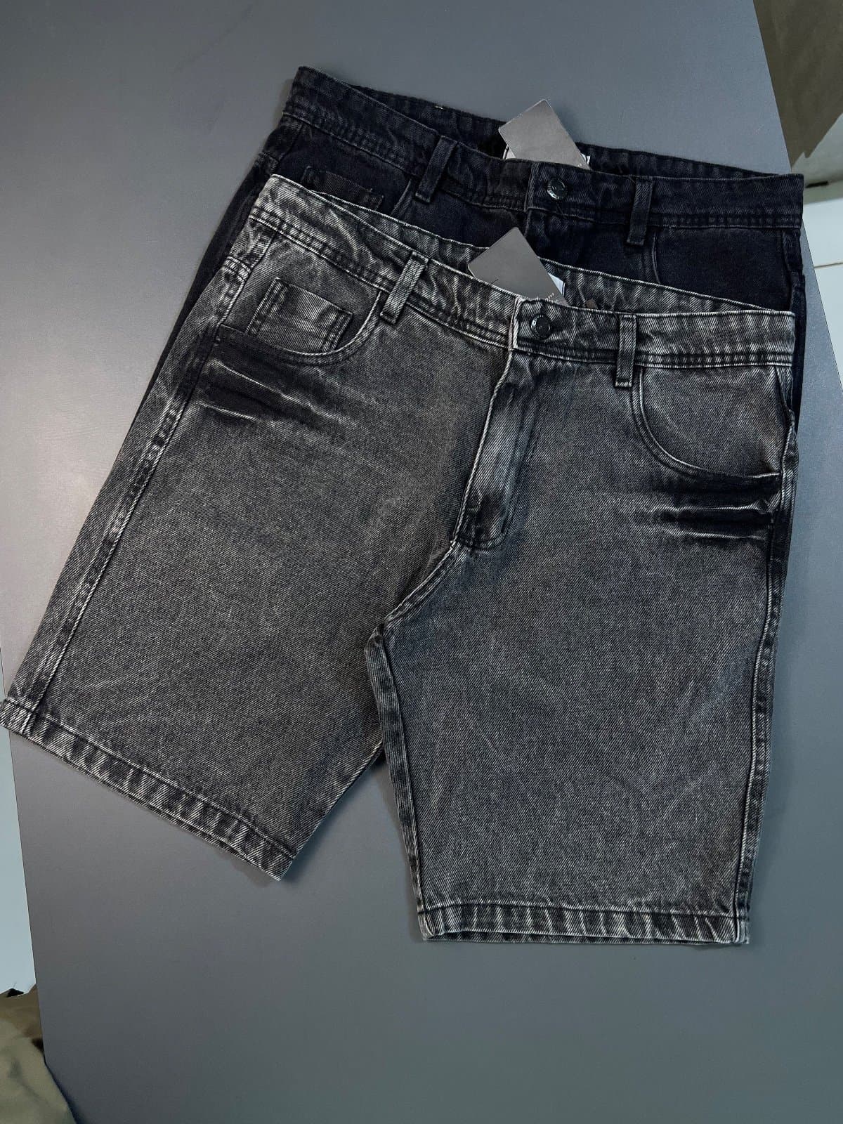 Bermuda Jeans Black
